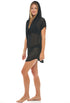SHORT SLEEVE TUNIC WITH HOODIE - GOFRET